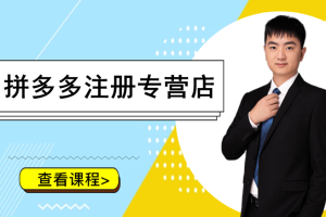 注册拼多多专营店